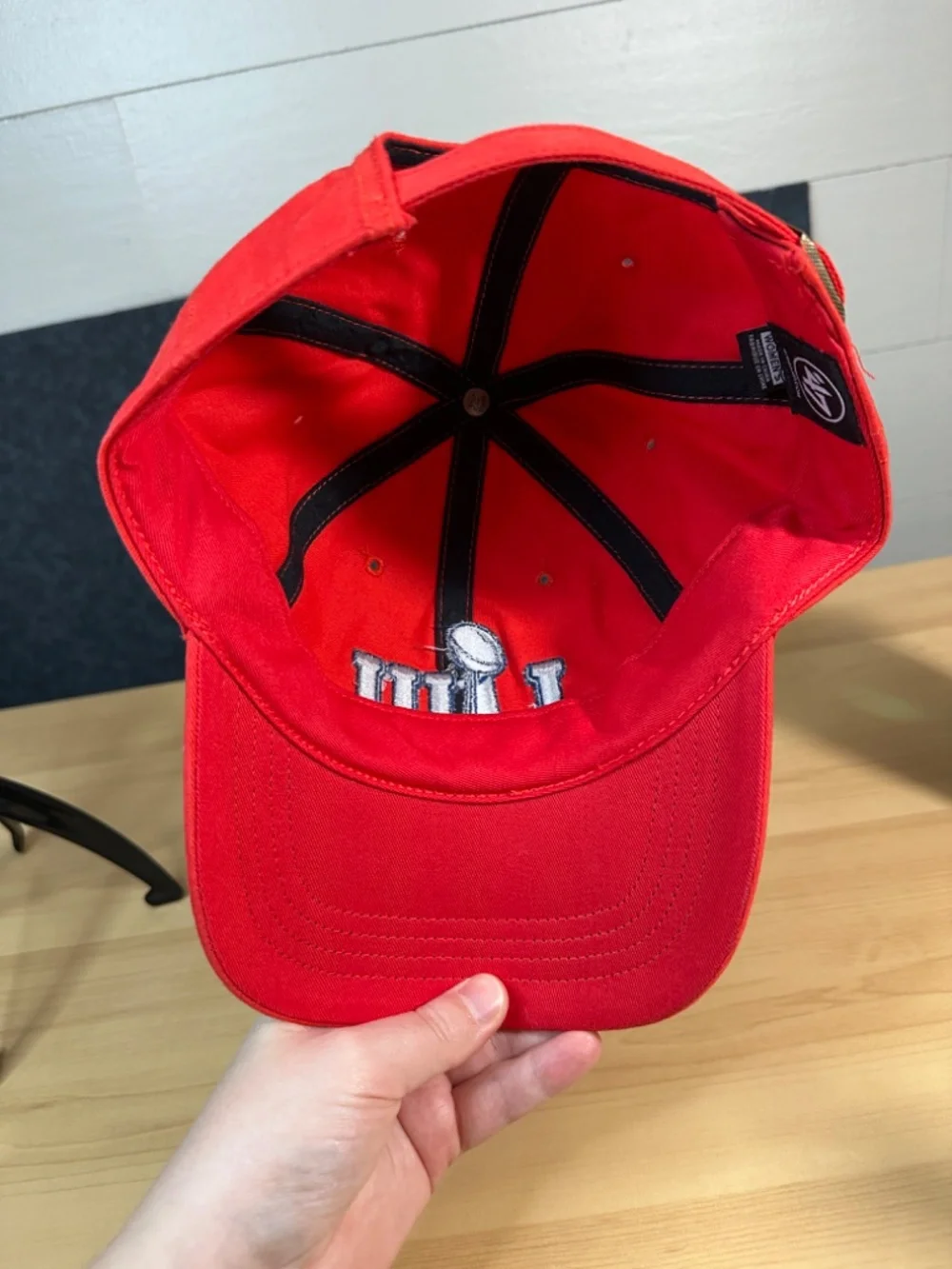 47 Brand Super Bowl LIII 53 Atlanta Red Baseball Cap Strapback Hat